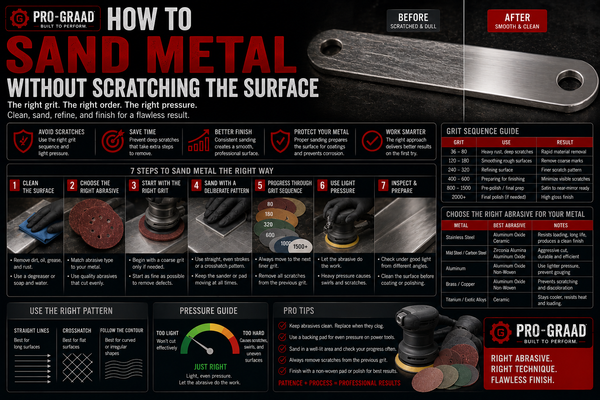 How to Sand Metal Without Scratching the Surface
