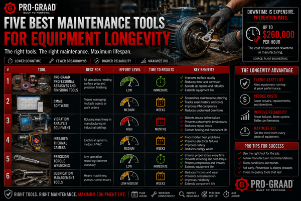 Five Best Maintenance Tools for Equipment Longevity