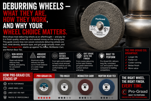 Deburring Wheels — What They Are, How They Work, and Why Your Wheel Choice Matters