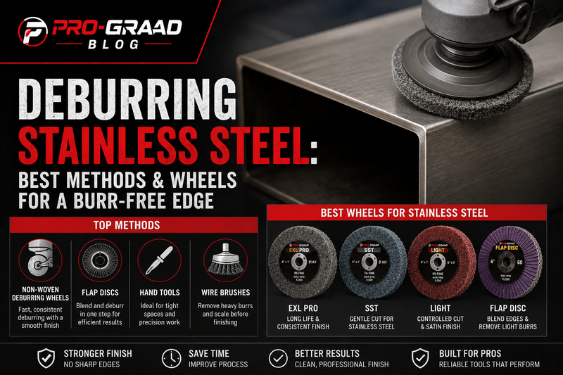Deburring Stainless Steel: Best Methods & Wheels for a Burr-Free Edge