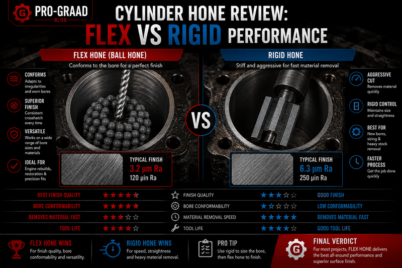 Cylinder Hone Review: Flex vs Rigid Performance