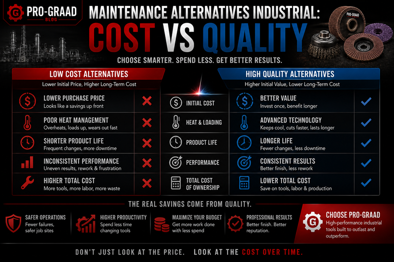 Maintenance Alternatives Industrial: Cost vs Quality