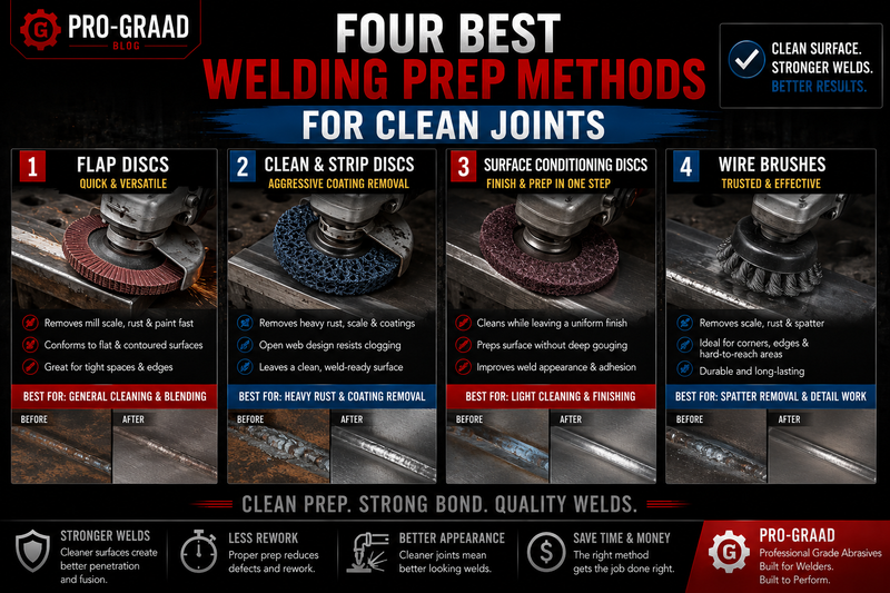 Four Best Welding Prep Methods for Clean Joints