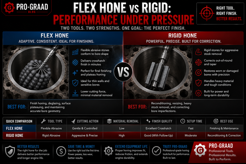 Flex Hone vs Rigid: Performance Under Pressure