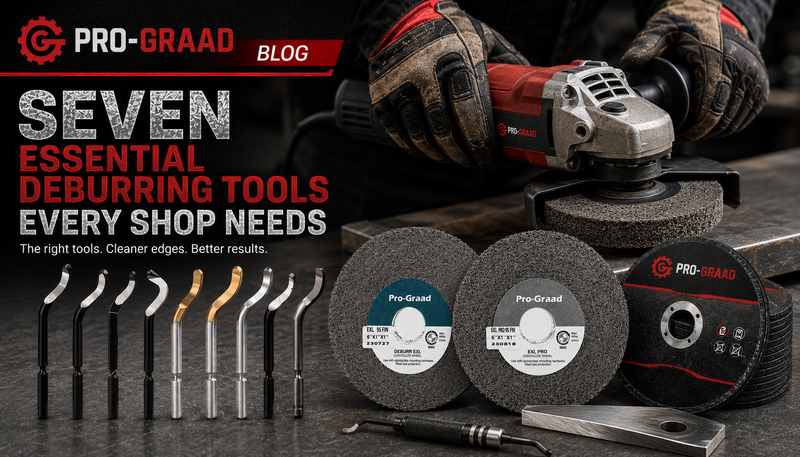 Seven Essential Deburring Tools Every Shop Needs