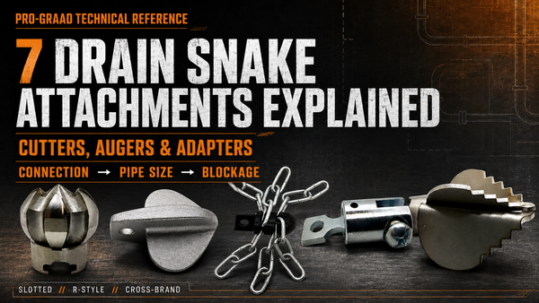 7 Drain Snake Attachments Explained: Cutters, Augers & Adapters