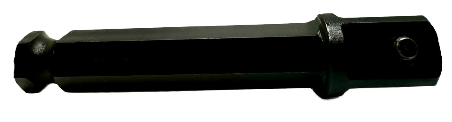 Pro-Graad 7/16 Hex to 1/2 Square Socket Adapter Drive Converter, Impact Driver Bit, Detent PIN, 2.5” Extension, 7/16” to 1/2” Impact Adapter, Works with 7/16inch Impact Driver & 1/2inch Electric Drill