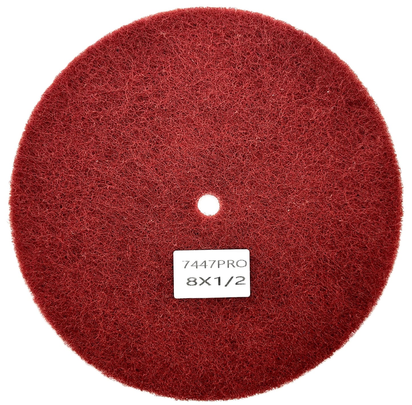 Pro-Graad 4 Pack 8” x 1/2” Very Fine 7447 PRO Non-Woven Buffing, Blending, Cleaning, Light Deburring & Finishing Discs, Pack of 4
