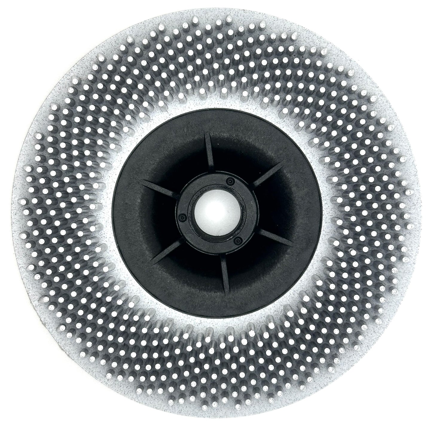 Pro-Graad 4-1/2” x 5/8”-11 120 Grit White Bristle Disc | Ceramic-Aluminum Oxide Abrasive Bristle Disc with 5/8”-11 Fast Change Hub | Remove Coatings Paint Rust Contaminants Weld Burn | Pack of 1