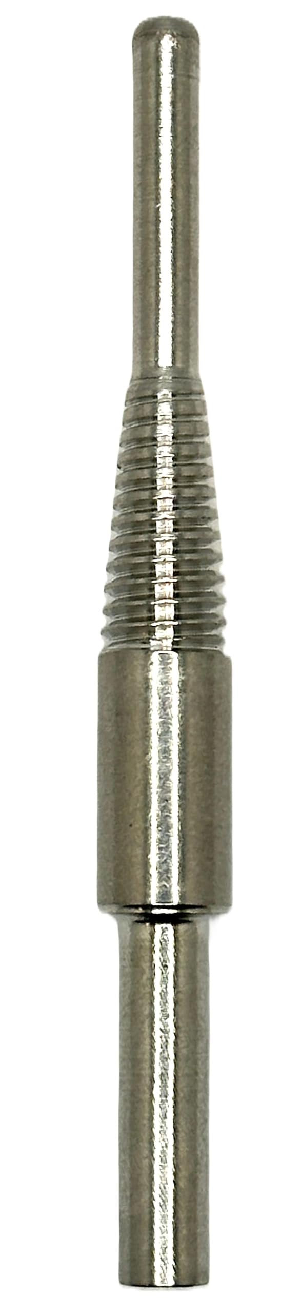 Pro-Graad CR-16 Standard Tapered Type Mandrels for Cartridge Rolls, 3-1/2” Overall Length, 1/4" x1-1/2” Shank x 3/16”x1” Pilot, 45118, (Pack of 1)