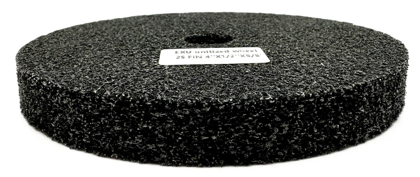 Pro-Graad EXL Unitized Wheel, Silicon Carbide, 4" Diameter x 1/2" Wide x 5/8" Arbor, 2S Fine | 27942 | (Pack of 2)