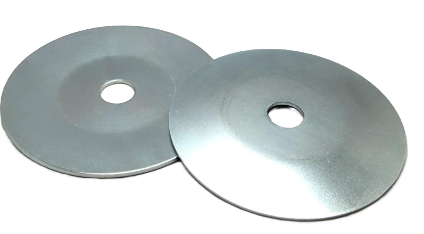 Pro-Graad 4" Airway Flange Kit, 4” x 5/8” Airway Buff Safety Flange Kit, Compatible for Angle Grinder with 5/8” Shaft, 1 Set