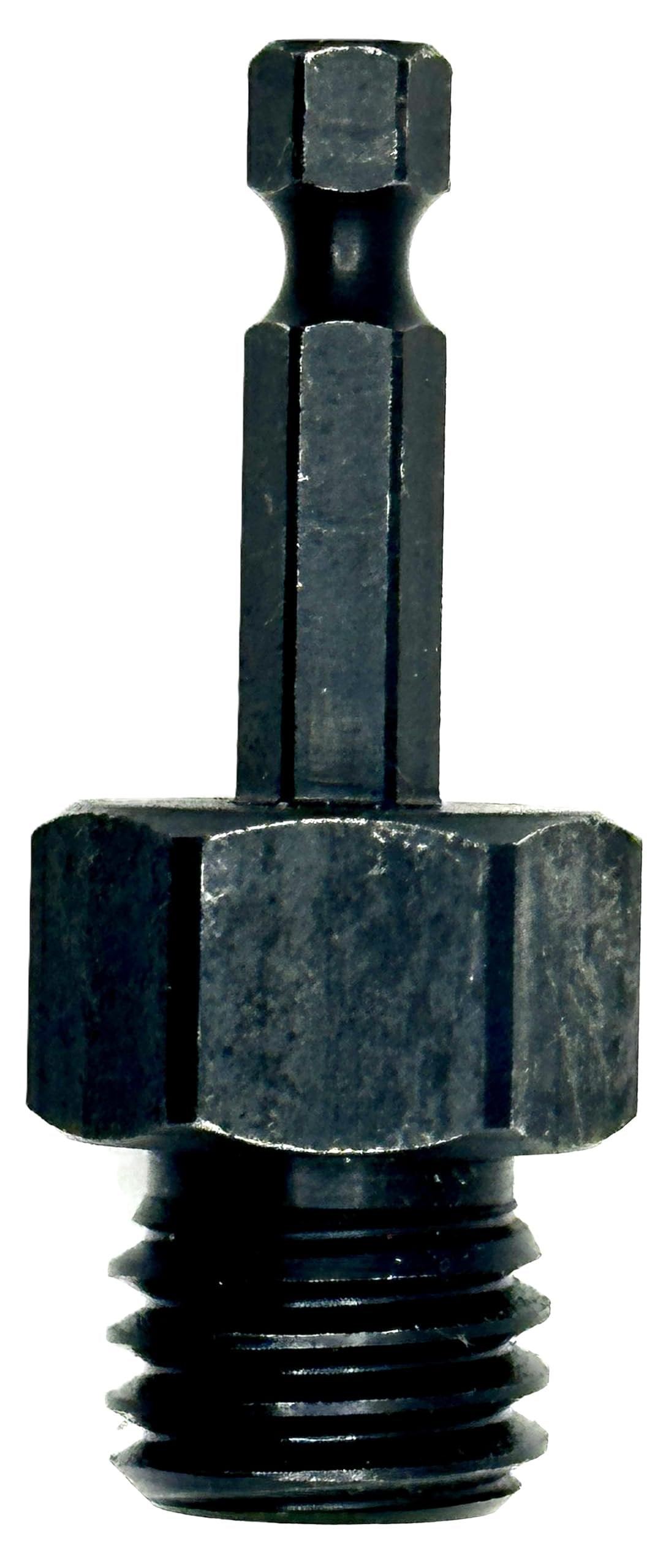 Pro-Graad DA3 5/8" to 1/4" Hex Drill Adapter Converts 2" to 6" Polisher Pad Backing Plates or Core Drill Bit with 5/8”-11 UNC Thread to 1/4" Hex Shank for Use with Drills and Drill Press (1 Pack)