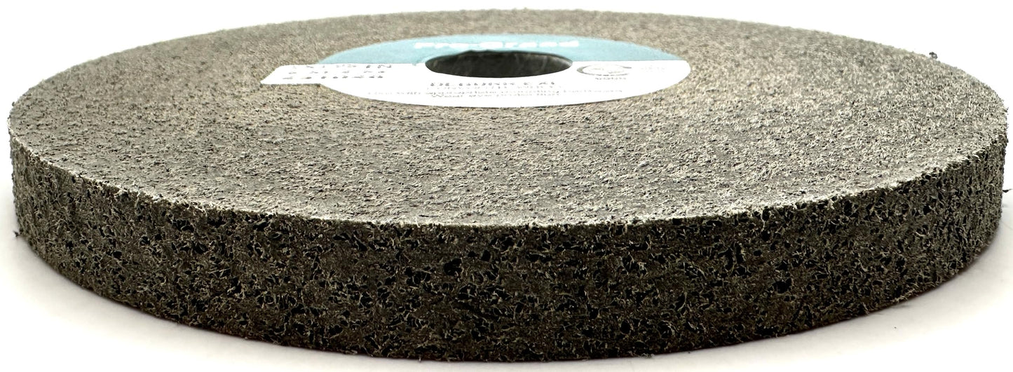 Pro-Graad EX3 Deburring Wheel - 6” x 1/2” x 1” 9S Fine Silicon Carbide – Metal Deburr, Finishing & Polishing Wheel - Highest Edge Retention & Durability - Aggressive Edge Deburring – 24026 - 1 Pack