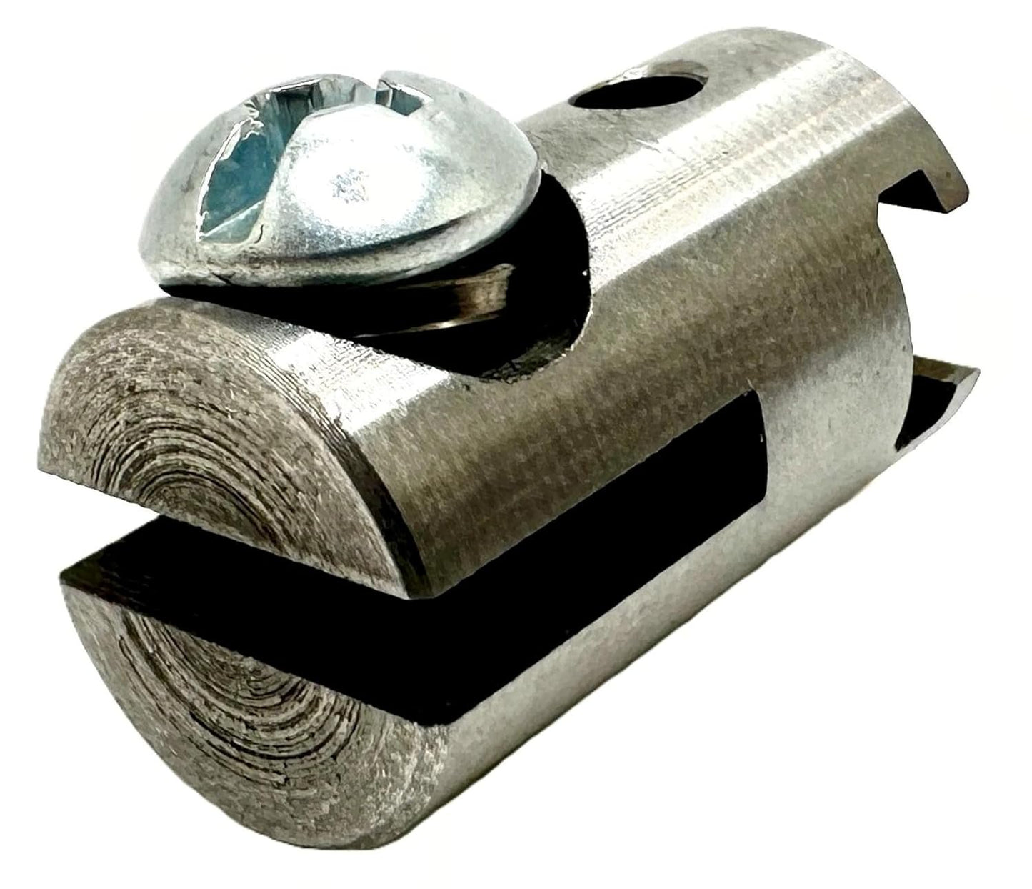 Auger Adapter FFA1 - Compatible With Rigid to General Drain Cleaner, Converts K40 K50 K375 K380 K400 K3800 5/8" Cable End (Not Cable Size) to fit General Slotted End Cable Drain Cleaners
