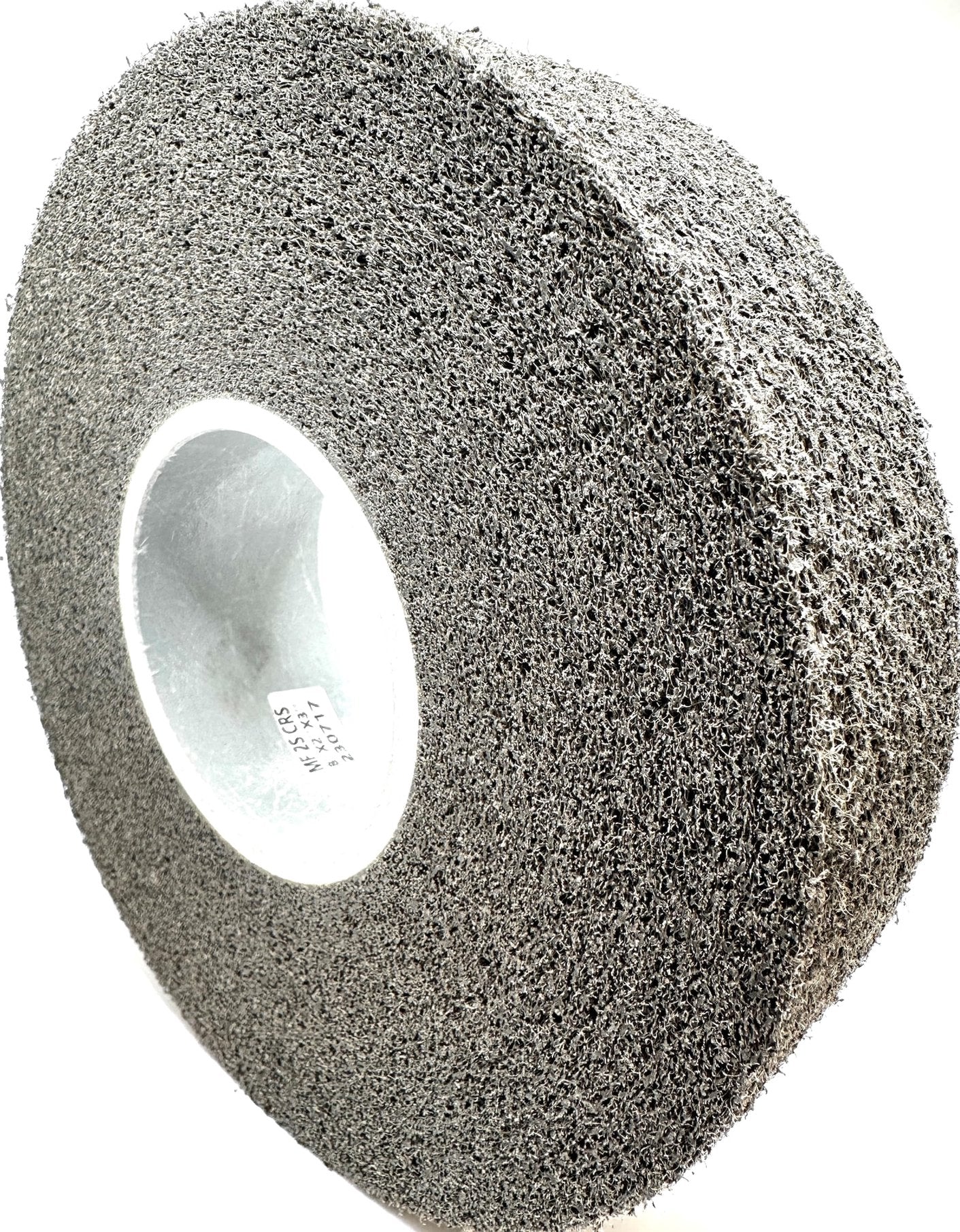Pro-Graad Multi-Finishing Wheel – 8” x 2” x 3” 2S Coarse Grit Silicon Carbide - Stainless Steel Finishing Convolute Wheel – for #3 Finish - 1 Pack