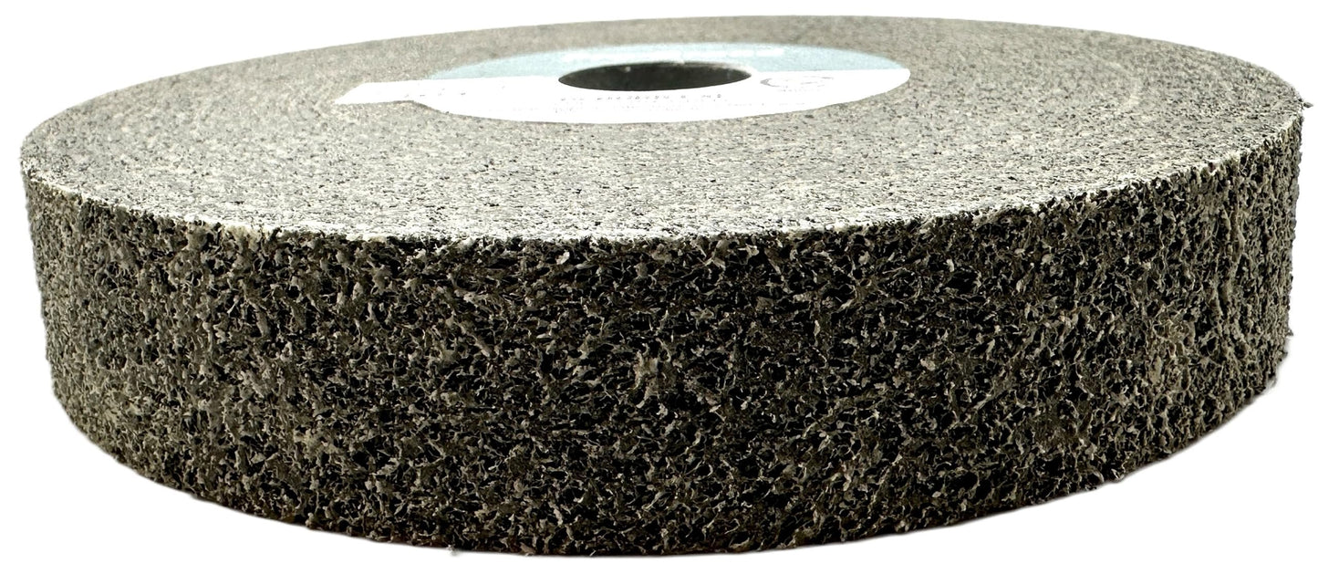 Pro-Graad EXL Deburring Wheel - 6" x 1" x 1" 9S Medium Grit - Silicon Carbide - Metal Deburring, Finishing and Polishing Wheel - Convolute - (1 Pack)