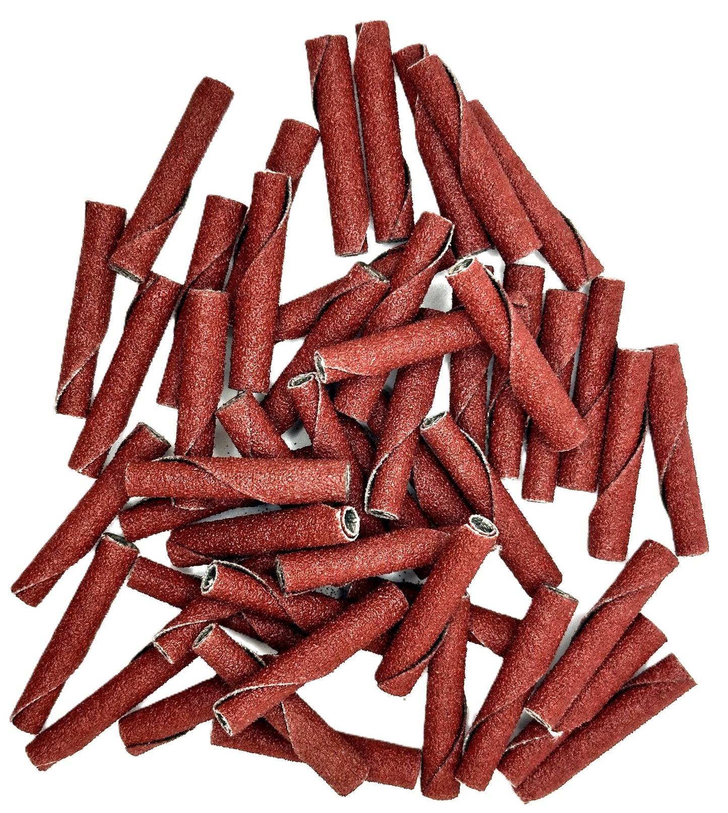 Pro-Graad 1/4” Diameter x 1-1/2” Length x 1/8” Pilot Hole 80 Grit Aluminum Oxide Straight/Untapered Cartridge Roll, 50 Pack, Includes 1x CR-9 Mandrel