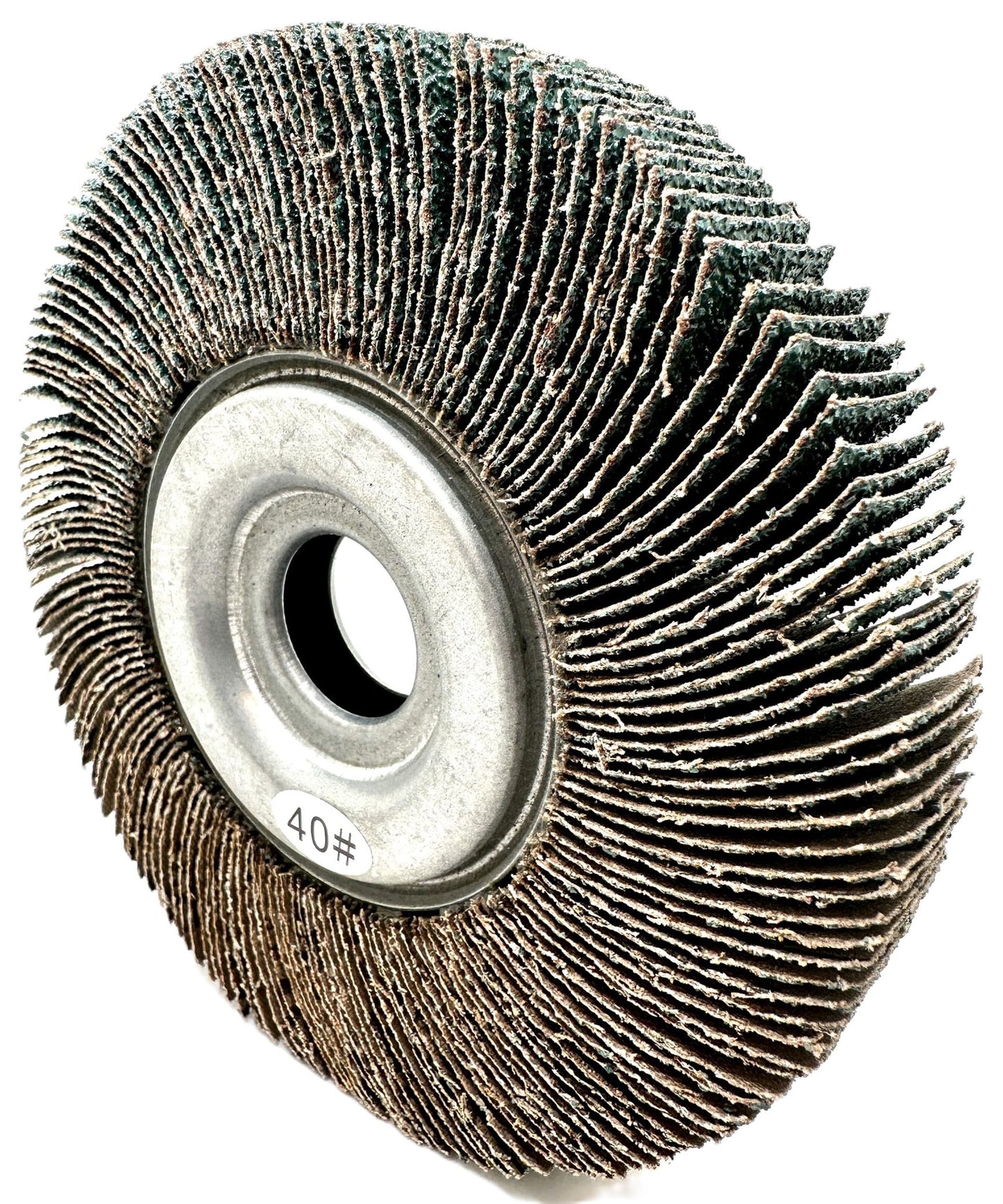 Pro-Graad 6” x 1” x 1” 120 Grit Premium Zirconia Abrasive Unmounted Flap Wheel for Deburring, Sanding, Grinding, Rust, Paint Removal Polishing Wheel for Bench Grinder