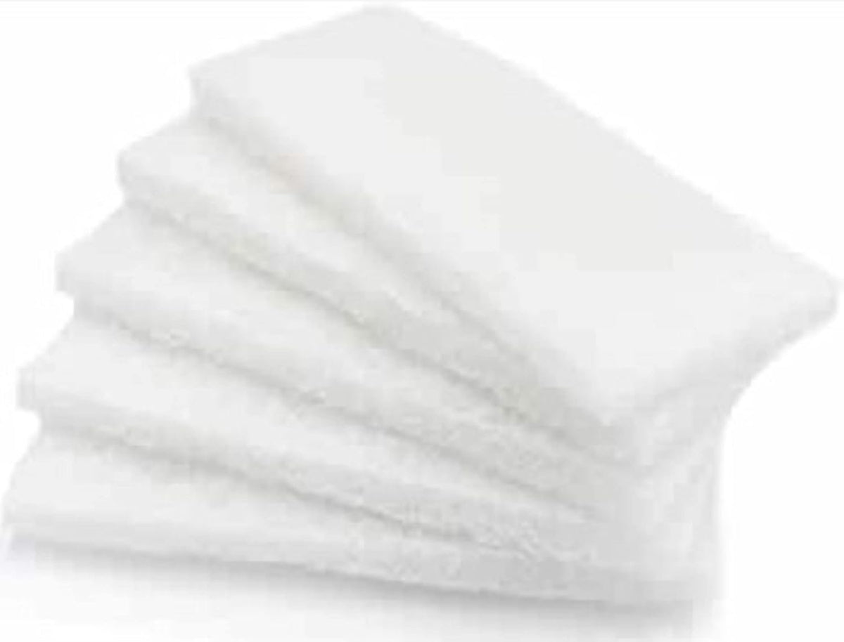 Pro-Graad White Scouring Pads 10" x 4.5", XL, 5 Pack