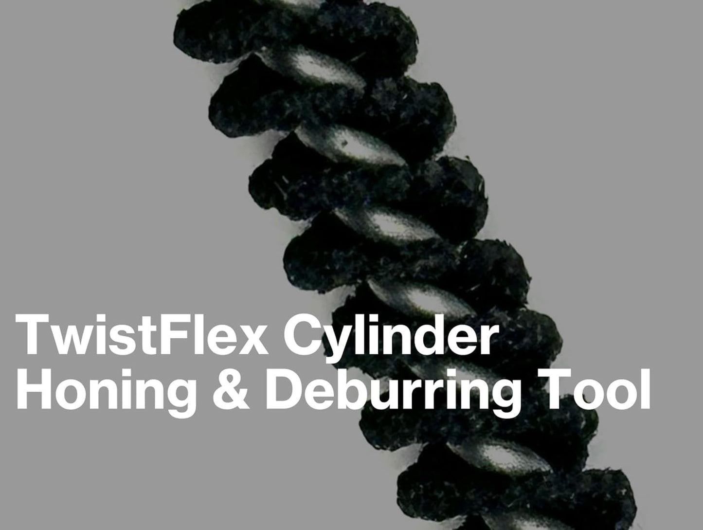 Pro-Graad TwistFlex 15/16" 240SC Cylinder Hone, 0.9375” (23.8mm) Flexible Cylinder Honing & Deburring Tool for Hole Diameters 0.875"- 0.938“, 240 Grit Silicon Carbide, Pack of 1