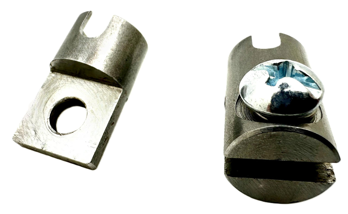 Pro-Graad Flow Fixer 1/2” Slotted Drain Cleaner Cable Weld On Repair End, 1/2FC & 1/2MC MALE and FEMALE WELD-ON CABLE END REPAIR for 1/2" Cables. Fits All 1/2" O.D Cables, Hollow or Inner Core