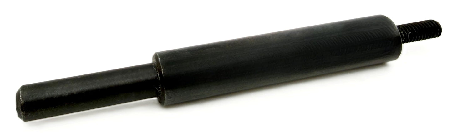 Pro-Graad MM32-4 8-32 Threaded Overlap Slotted Disc, Square Pad, Cross Pad, Cross Buff Quick-Change Mandrel, 3.5" Overall Length, 1/4" Shank Diameter, #8-32 Thread Size