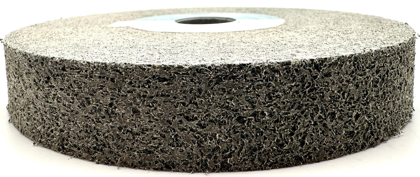 Pro-Graad EXT Deburring Wheel - 6" x 1" x 1" 9S Fine Grit - Silicon Carbide - Metal Deburring, Finishing and Polishing Wheel – Excels on Titanium, Stainless & Tough Alloys - Convolute - (1 Pack)