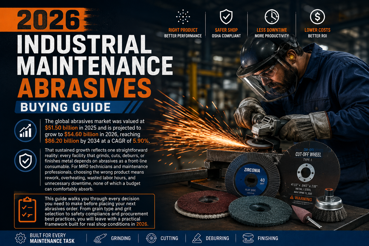 2026 Industrial Maintenance Abrasives Buying Guide