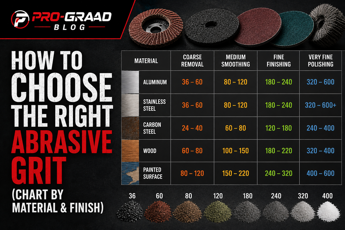 How to Choose the Right Abrasive Grit (Chart by Material & Finish)
