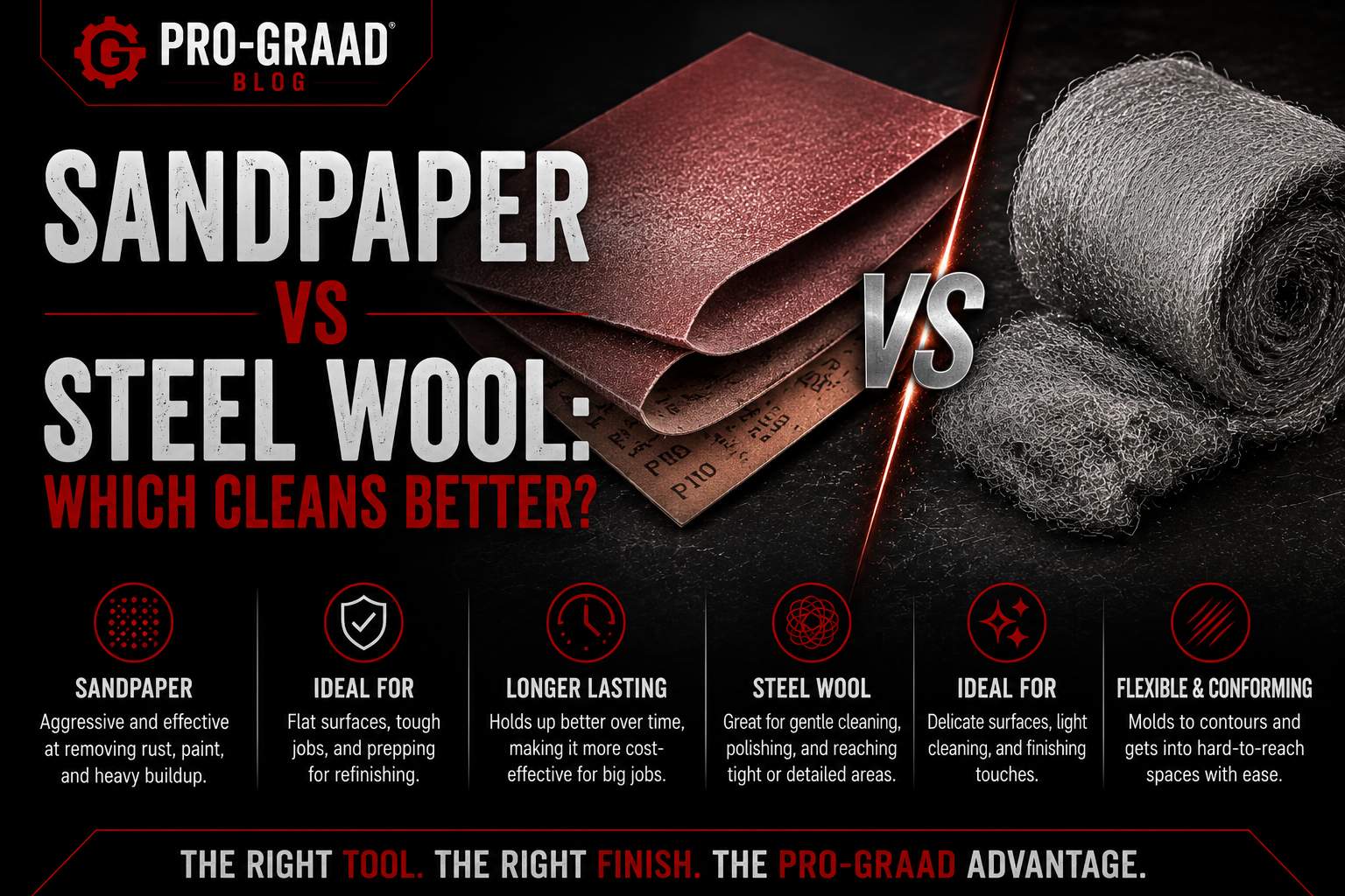 Sandpaper vs Steel Wool: Which Cleans Better?