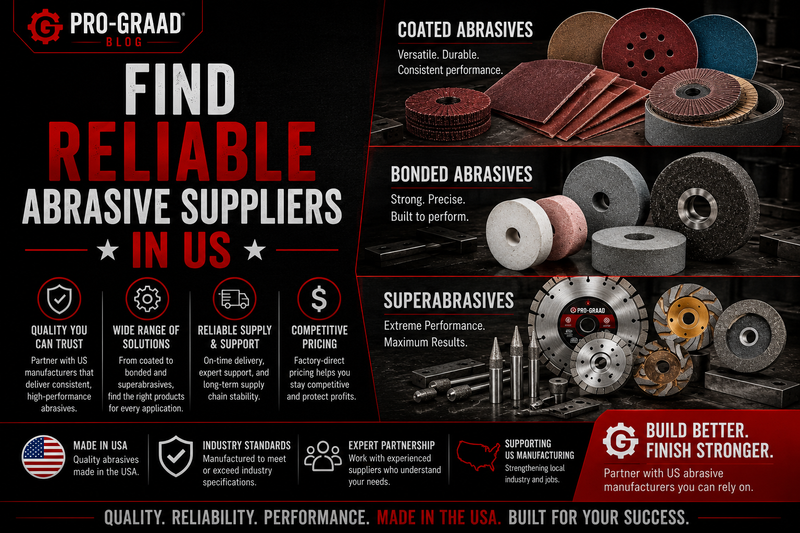 Find Reliable Abrasive Suppliers USA Manufacturing