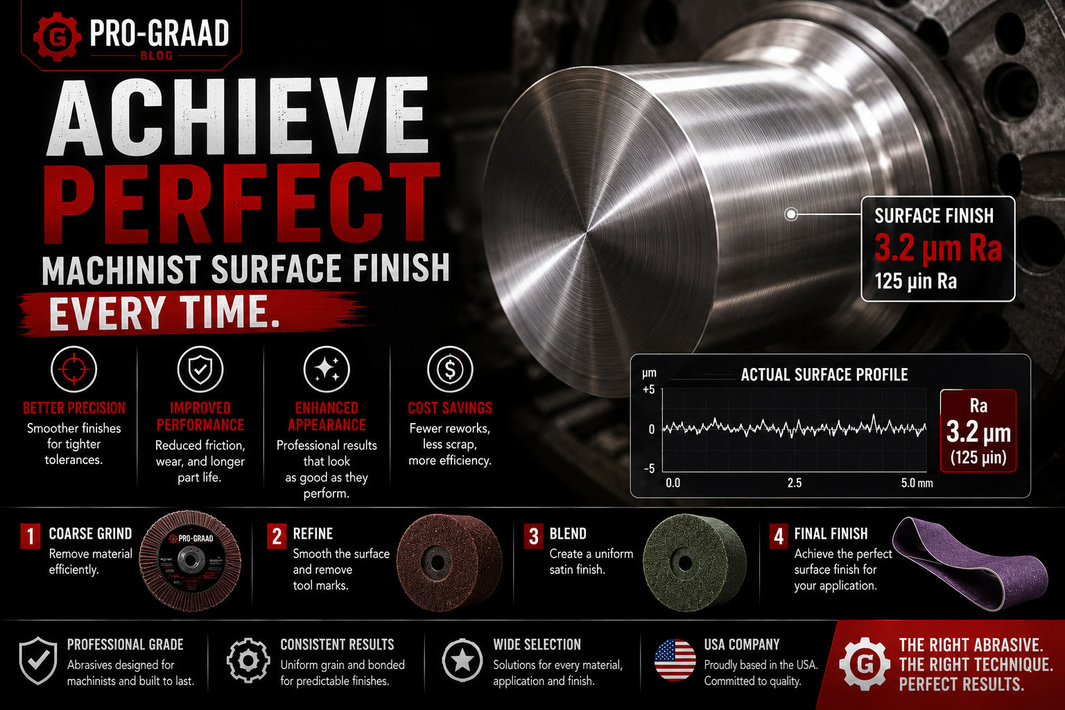 Achieve Perfect Machinist Surface Finish Every Time