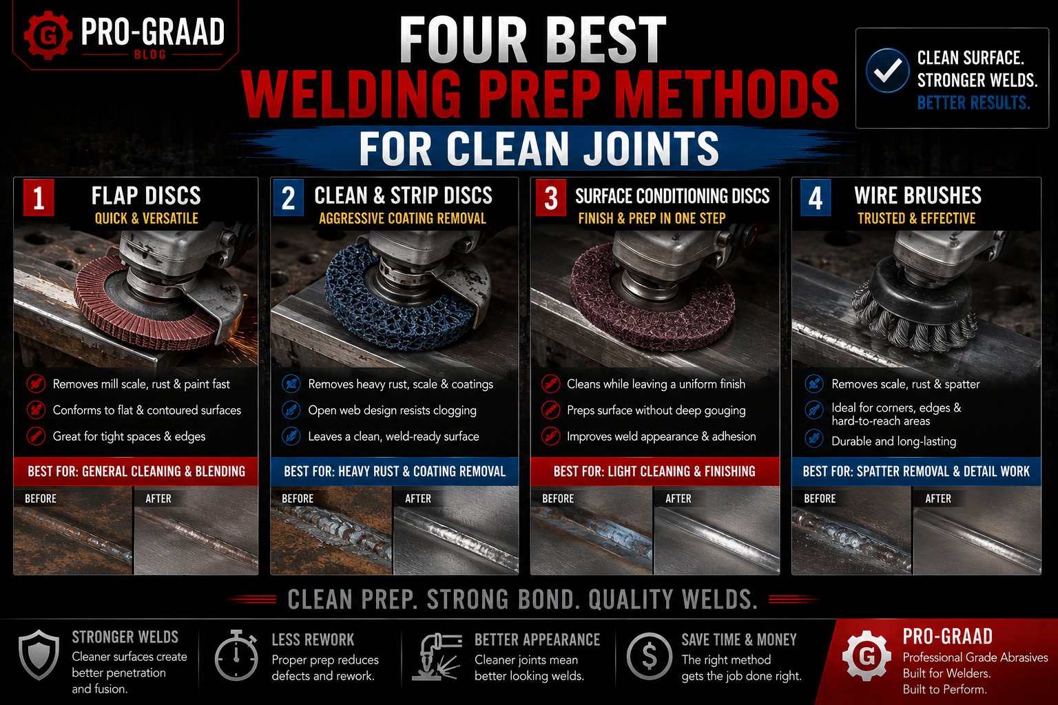 Four Best Welding Prep Methods for Clean Joints