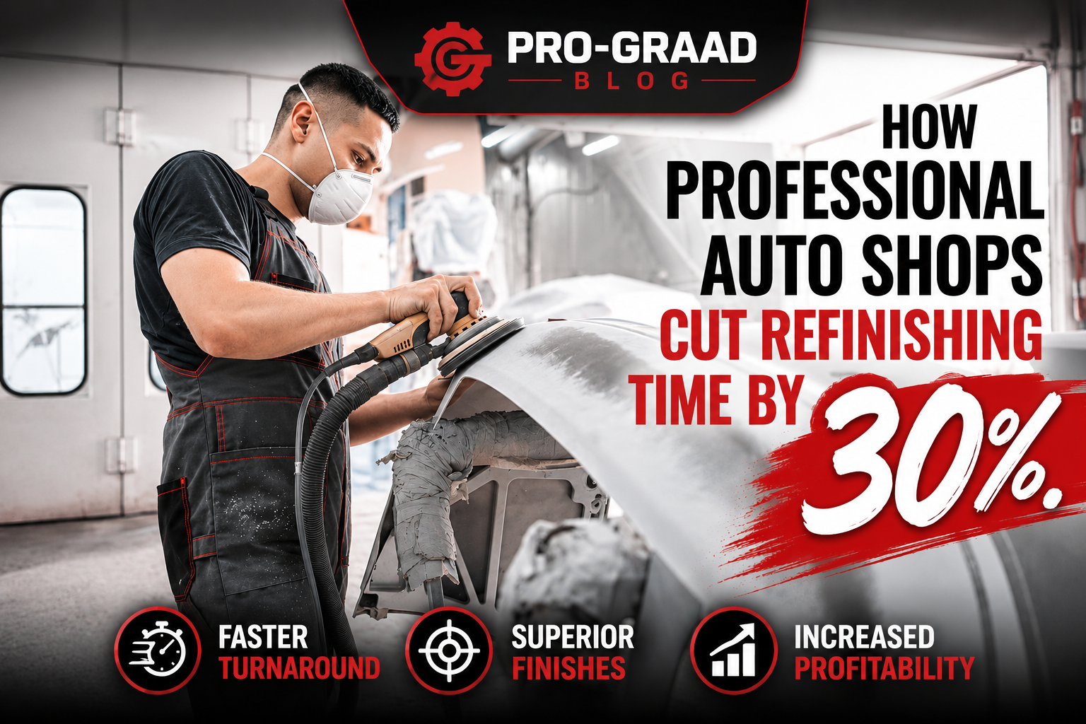 How Professional Auto Shops Cut Refinishing Time by 30%
