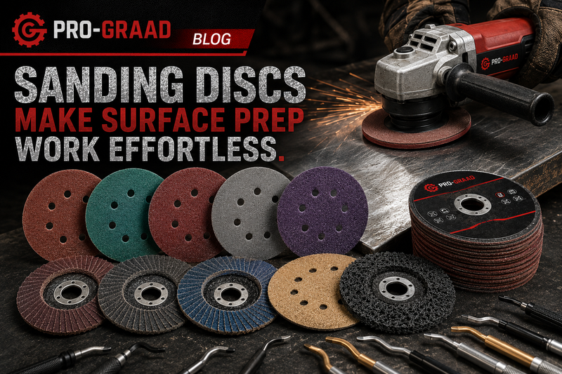 Sanding Discs Make Surface Prep Work Effortless
