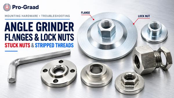 Angle Grinder Flanges & Lock Nuts: Stuck Nuts and Stripped Threads