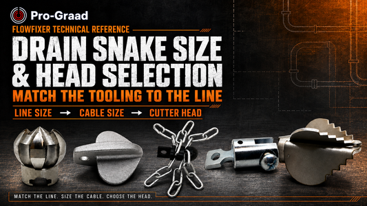 Drain Snake Size & Head Selection: Match the Tooling to the Line