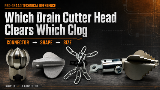Which Drain Cutter Head Clears Which Clog