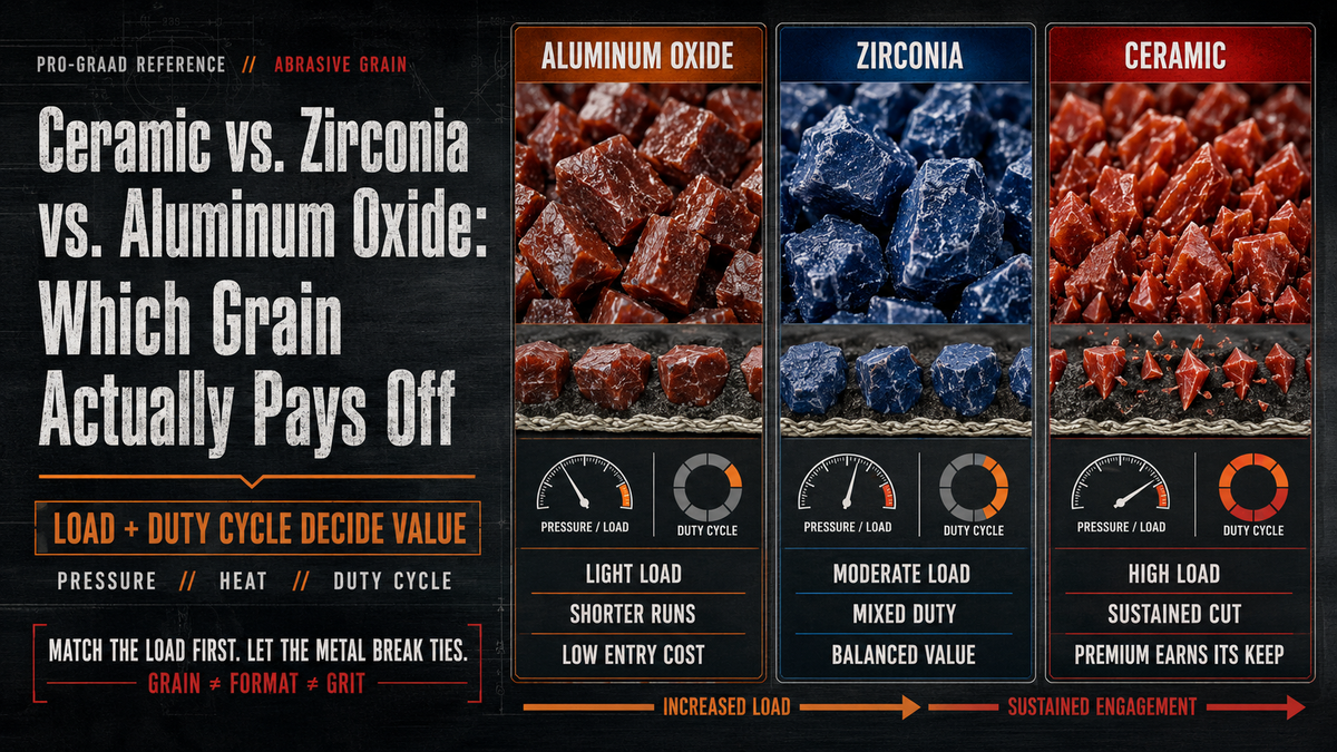 Ceramic vs. Zirconia vs. Aluminum Oxide: Which Grain Actually Pays Off