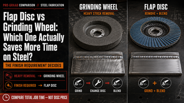 Flap Disc vs Grinding Wheel — Which One Actually Saves You More Time on Steel?