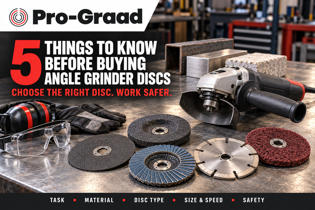 Five Things You Should Know Before Buying Angle Grinder Discs