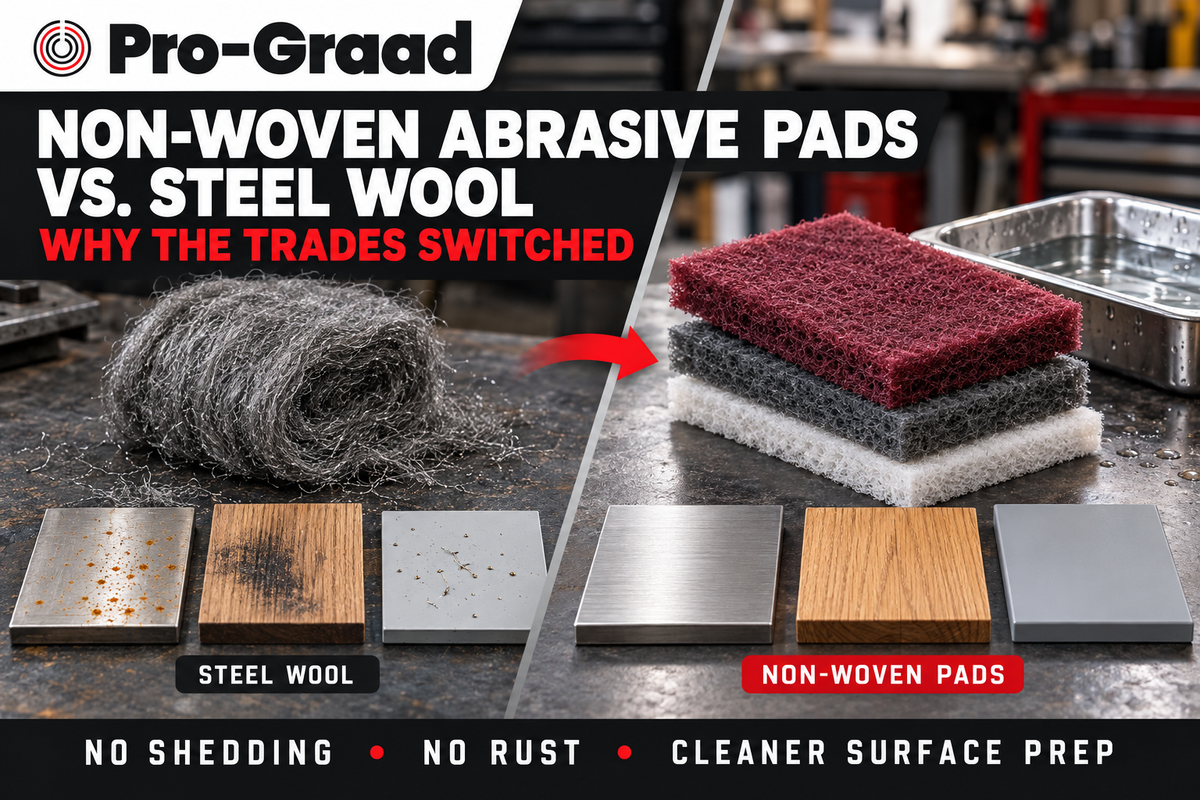 Non-Woven Abrasive Pads vs. Steel Wool: Why the Trades Switched