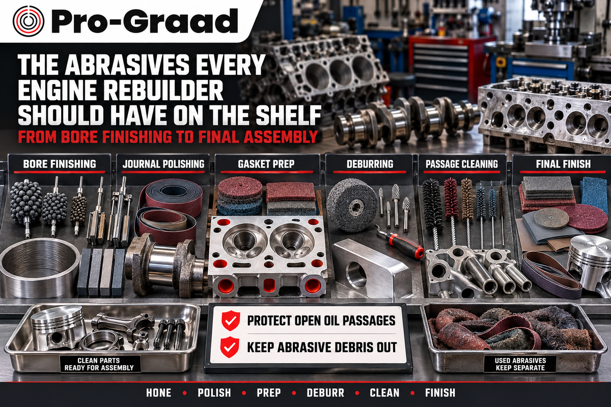 The Abrasives Every Engine Rebuilder Should Have on the Shelf