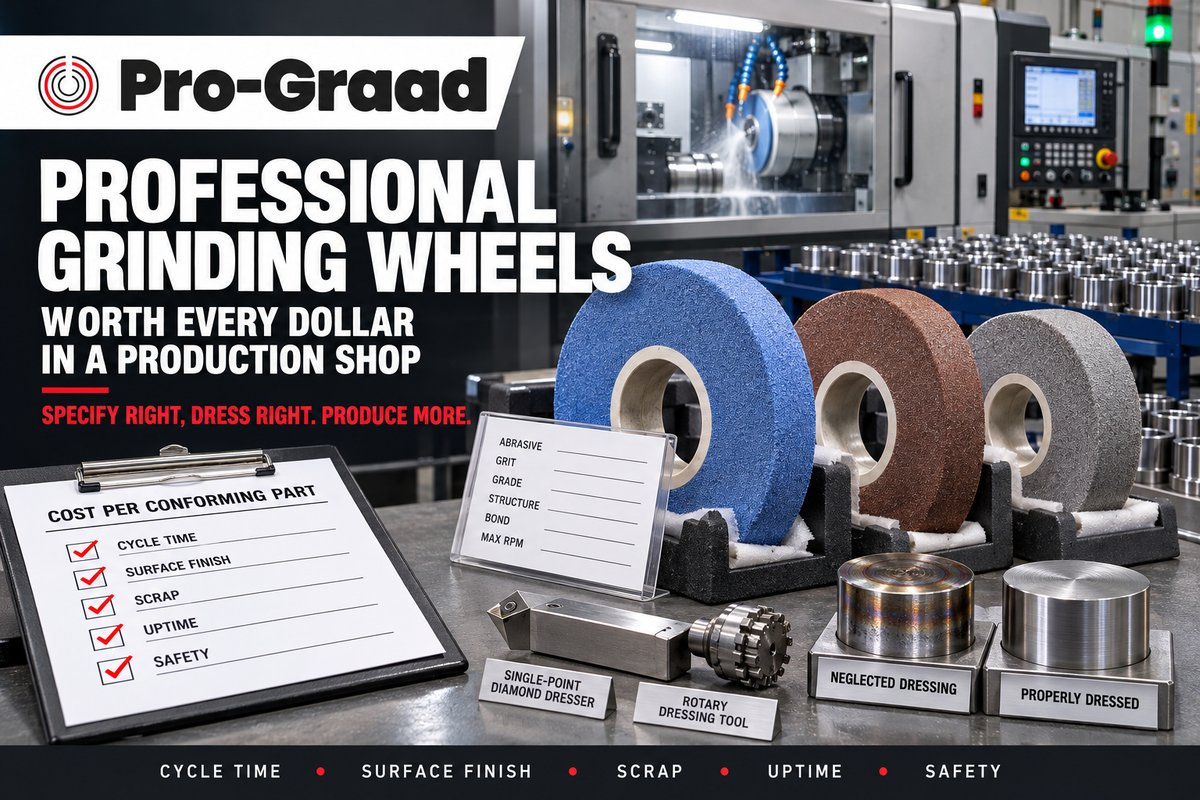 Professional Grinding Wheels Worth Every Dollar in a Production Shop