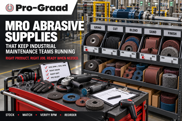 MRO Abrasive Supplies That Keep Industrial Maintenance Teams Running