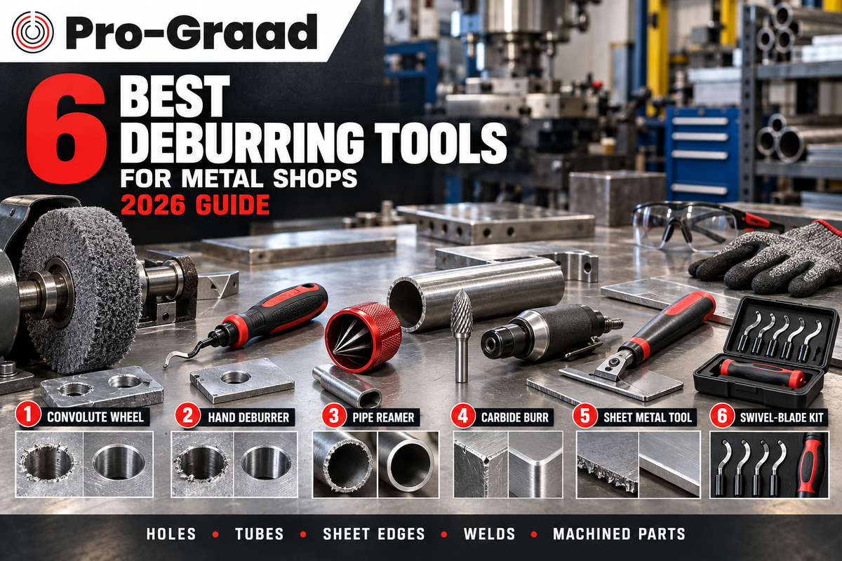 6 Best Deburring Tools for Metal Shops in 2026