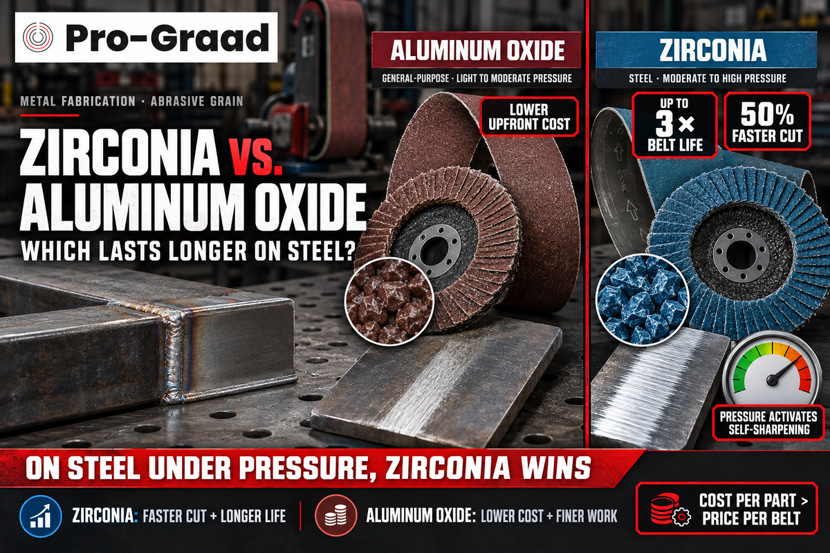 Zirconia vs Aluminum Oxide Abrasives: Which Actually Lasts Longer on Steel?