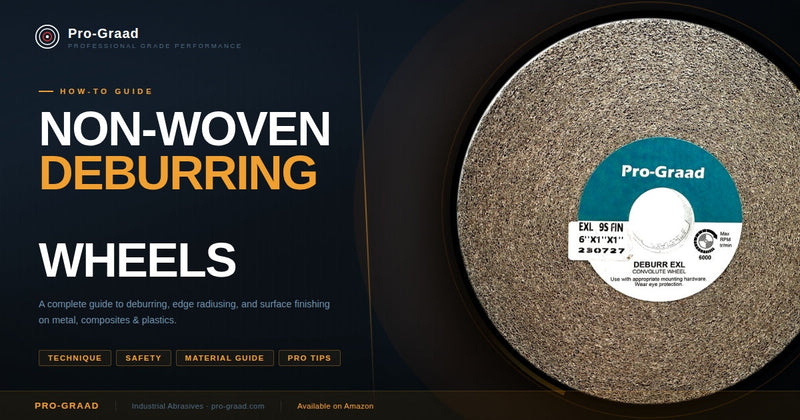 How to Use Non-Woven Deburring Wheels on Metal, Composites & Plastics