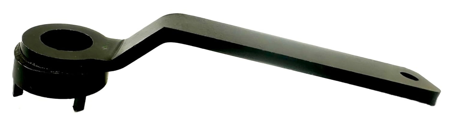 Pro-Graad Angle Grinder Wrench, 4-Prong Spanner for 4-1/2”–9” Grinders 4 Hole 5/8-11 Lock Nuts, Durable Steel, 1-3/8" Offset Ideal for Thick Pads & Discs, Easy to Use, Pack of 1